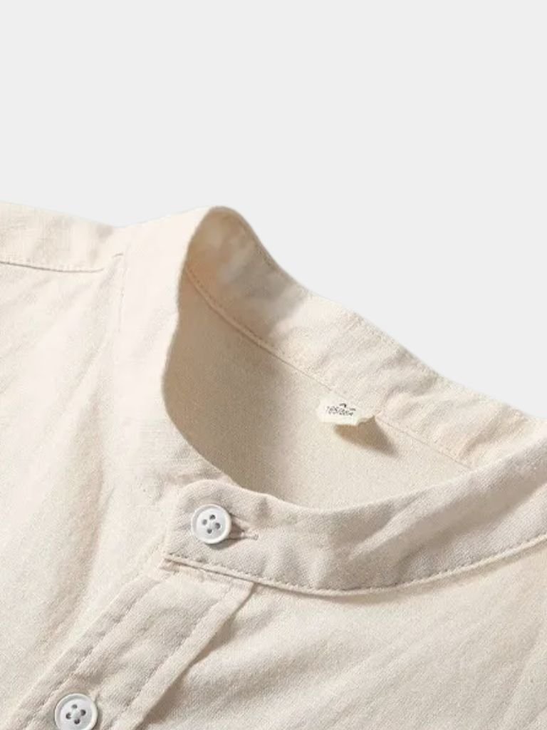 White Wellspring Linen T-Shirt – Crown & Cuff